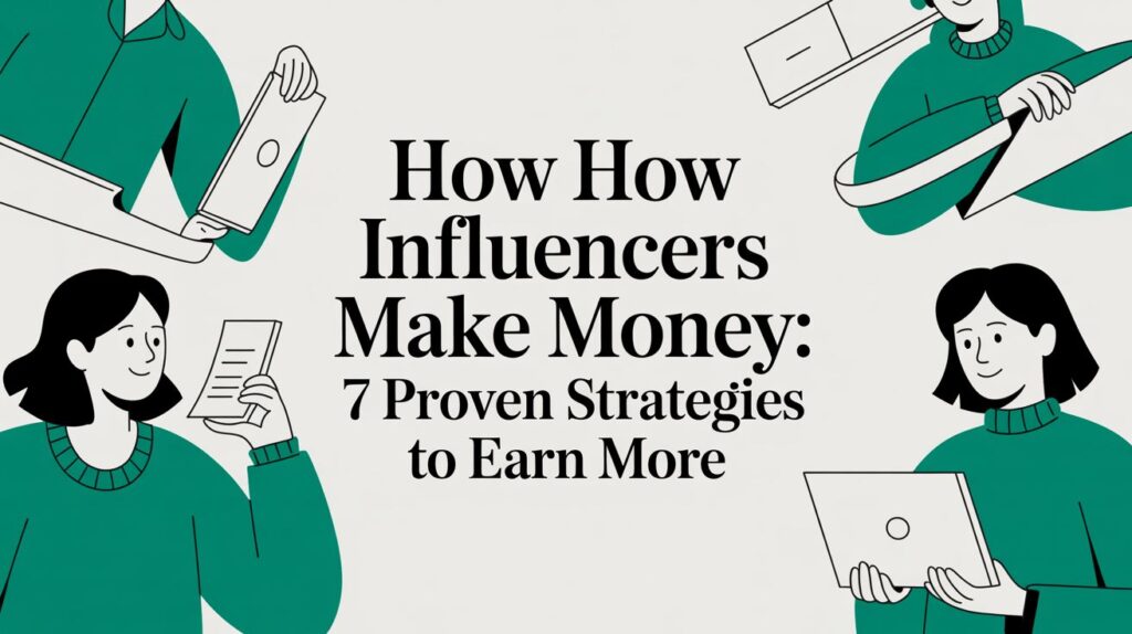 how influencers make money influencer strategies