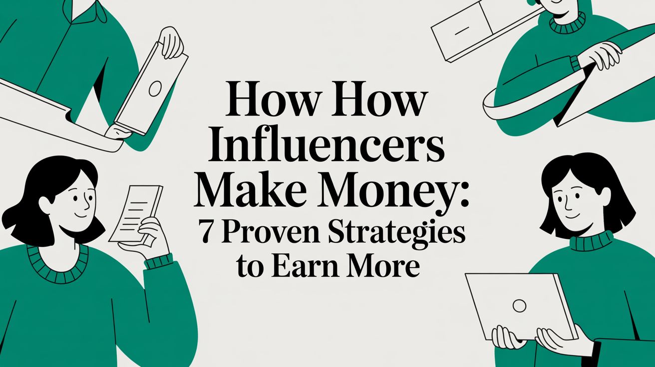 how influencers make money influencer strategies