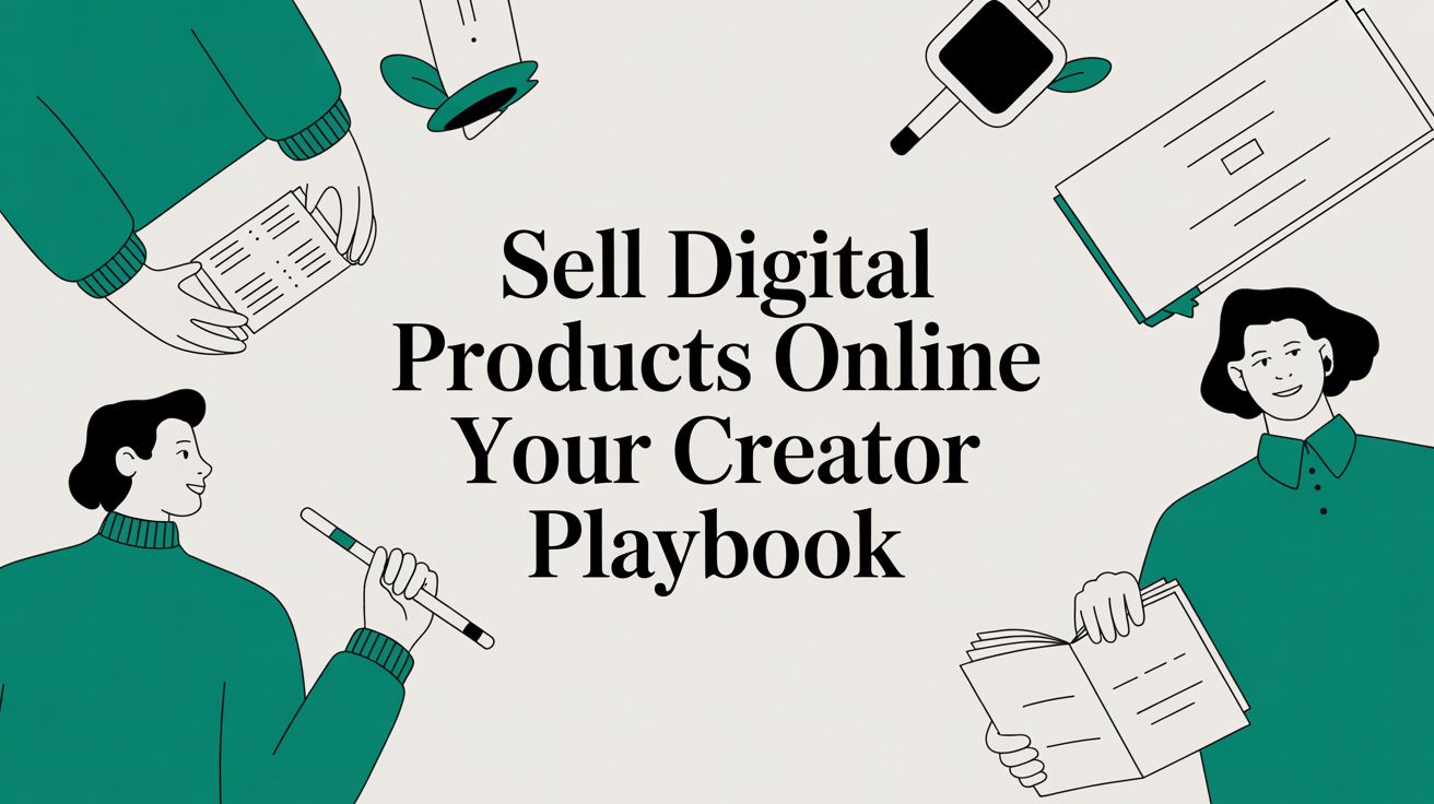 sell digital products online creator tools