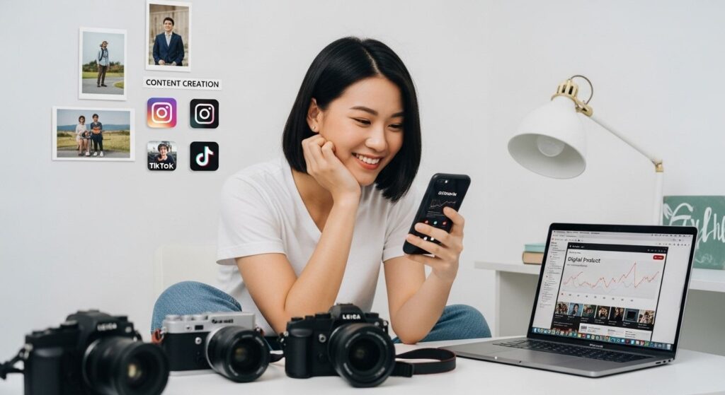 Monetize Instagram and TikTok audience with digital products