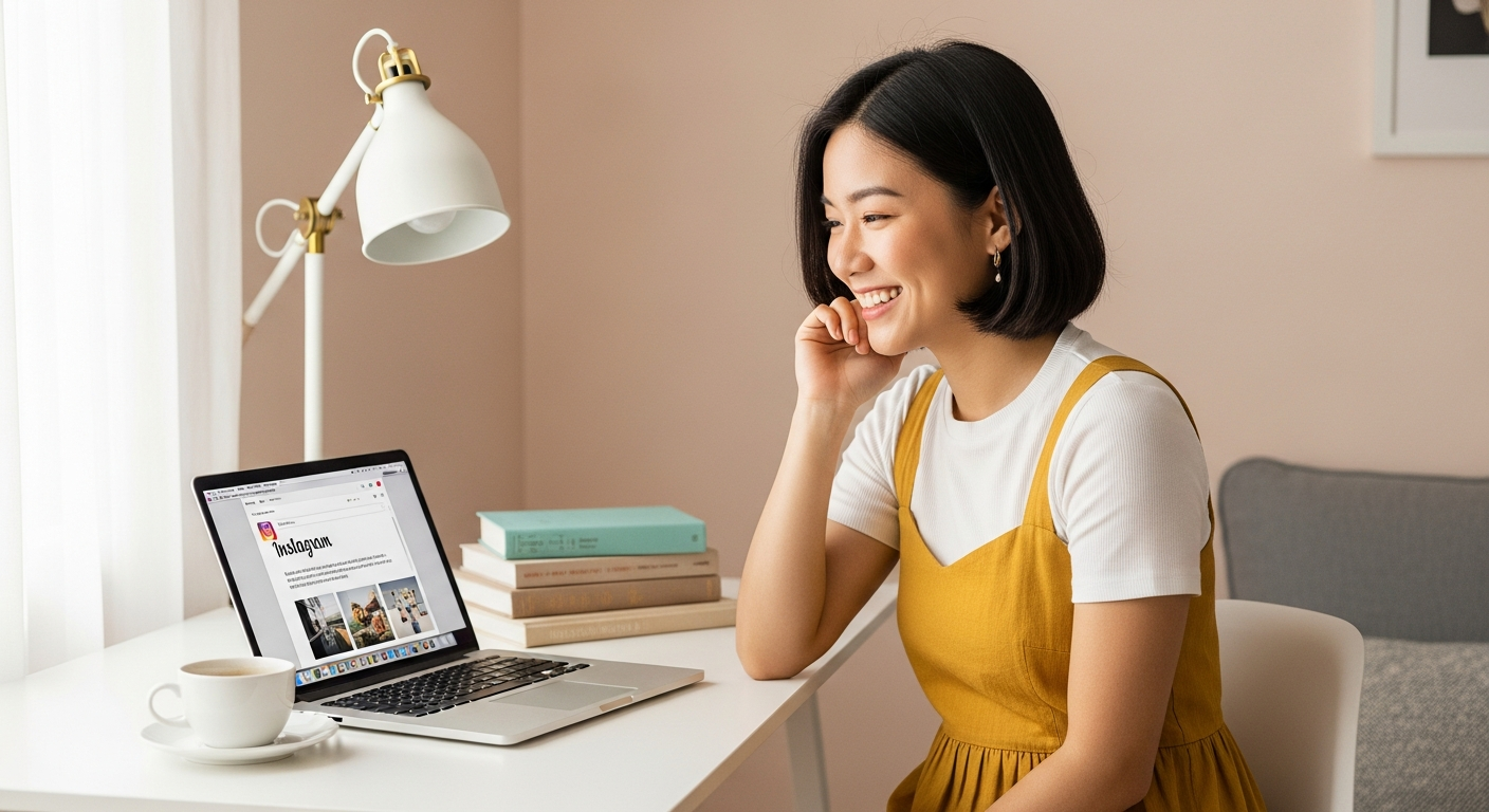 Website Link on Instagram Post