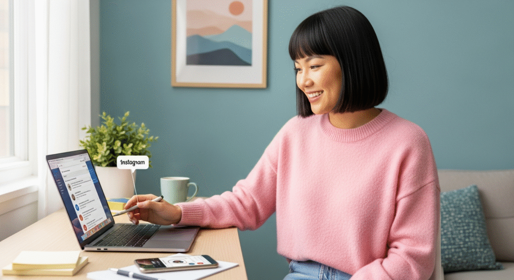 how to post a website link on instagram