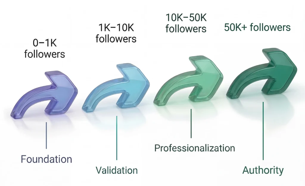 Different Blog Growth Stages.
